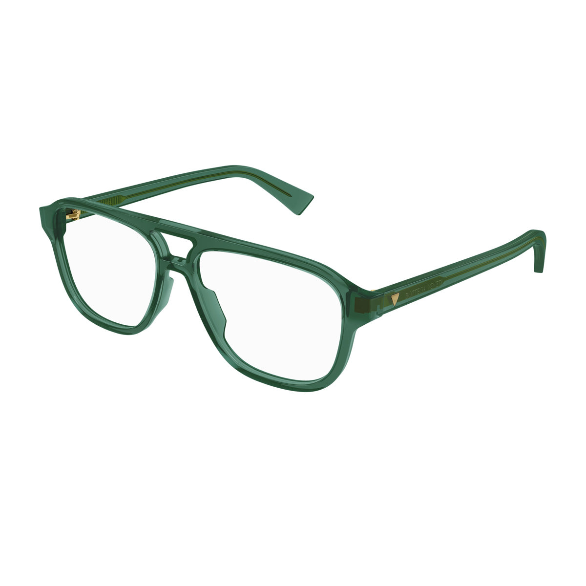 Bottega Veneta BV1294O Linea New Classic 003 Green Trasparent Verde Acetate Occhiali Da Vista