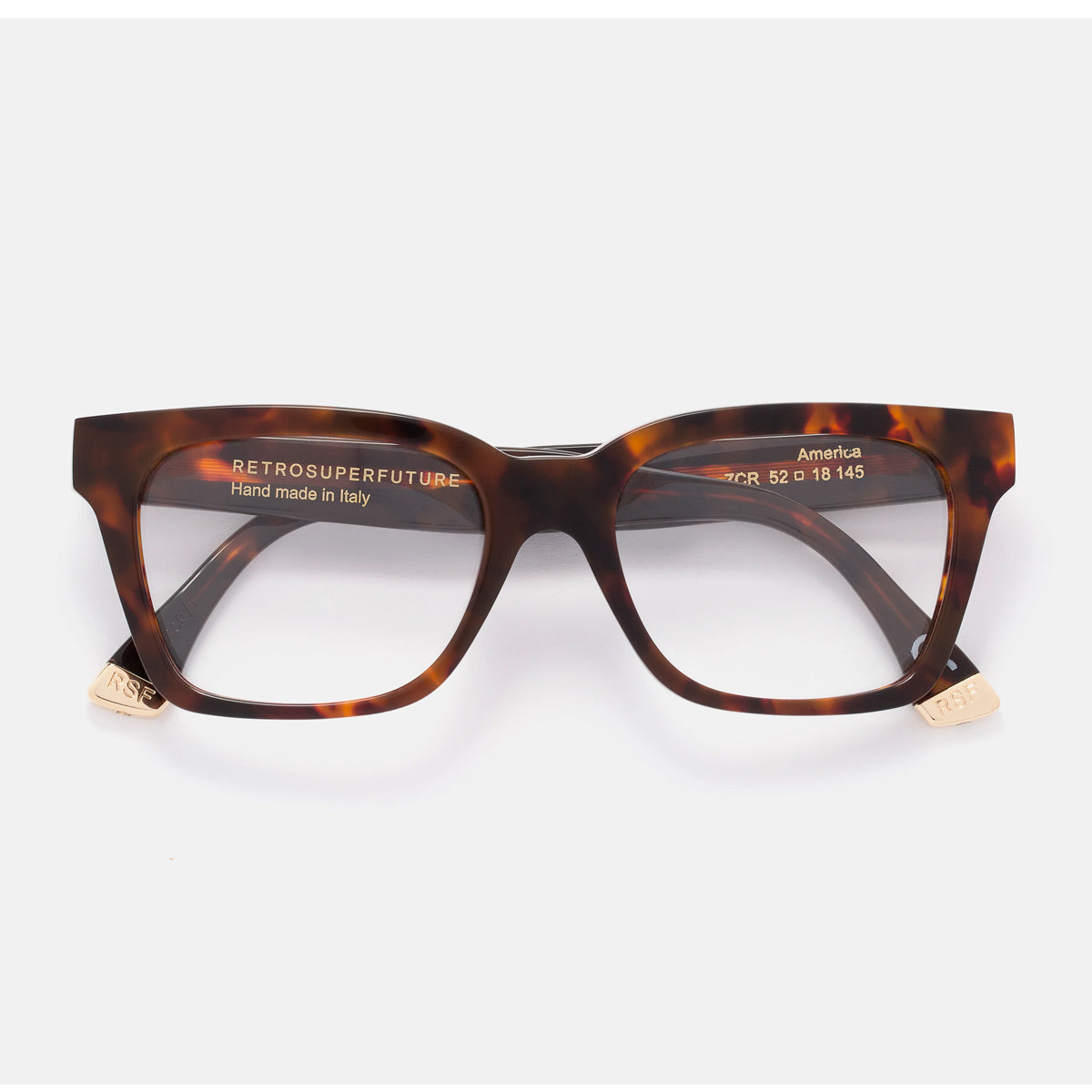 Retrosuperfuture AMERICA OPTICAL CLASSIC HAVANA Marrone Acetate Occhiali Da Vista