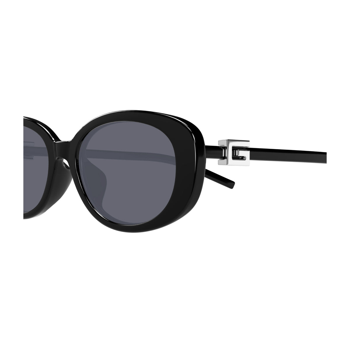 Gucci GG1684SA Linea GG Logo 001 Black Grey Nero Injected Acetate Occhiali Da Sole