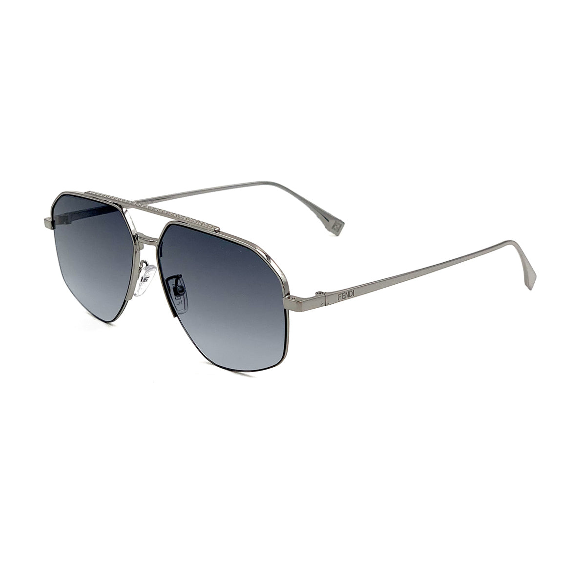 FE40062U 14B Argento Metal Occhiali Sole