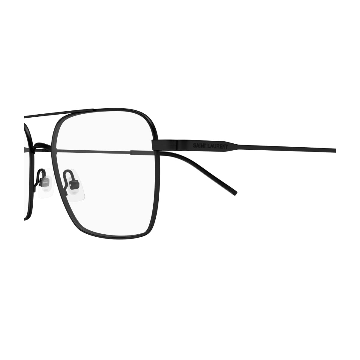 Saint Laurent SL 888 Linea Logo 001 Black Nero Metal Occhiali Da Vista