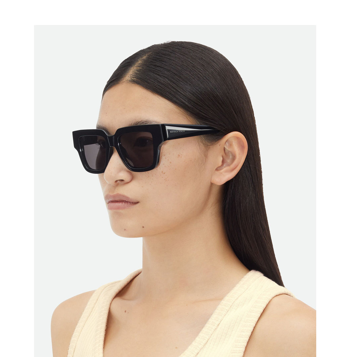 BV1276S Tri-Fold-LINE NEW CLASSIC 001 Nero Recycled Acetate Occhiali Sole