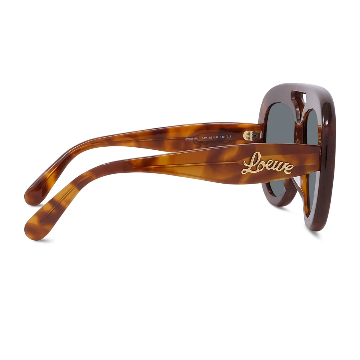 Loewe LW40144U Curvy 53V Havana Marrone Acetate Occhiali Da Sole