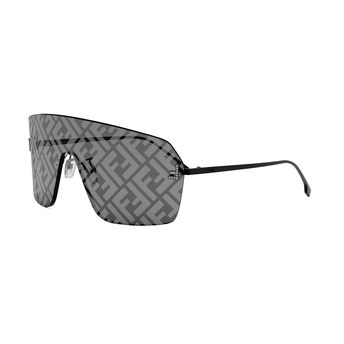 FE4121US 02A Nero Opaco Metal Occhiali Da Sole