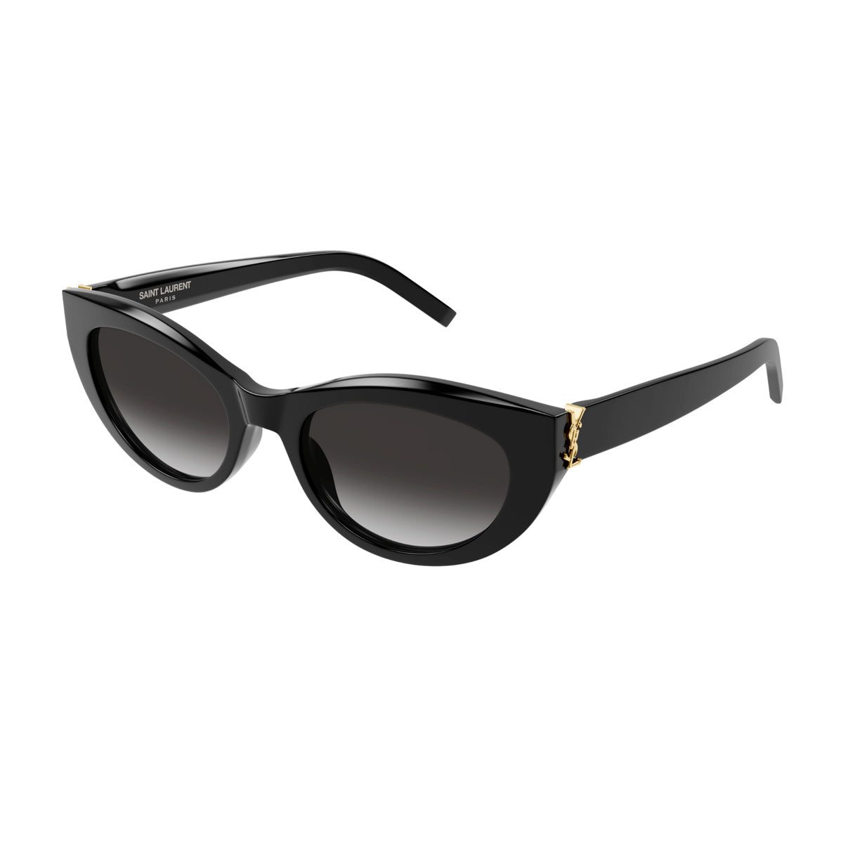 Saint Laurent SL M115 Linea Monogram 002 Black Grey Nero Acetate Occhiali Da Sole