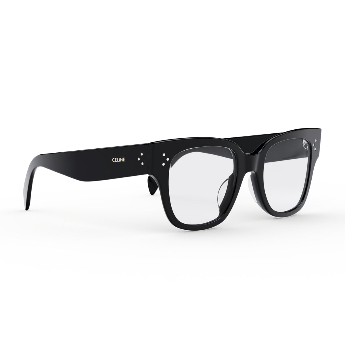 Celine CL50110U 3 Dots HD 001 Black Nero Acetate Occhiali Da Vista