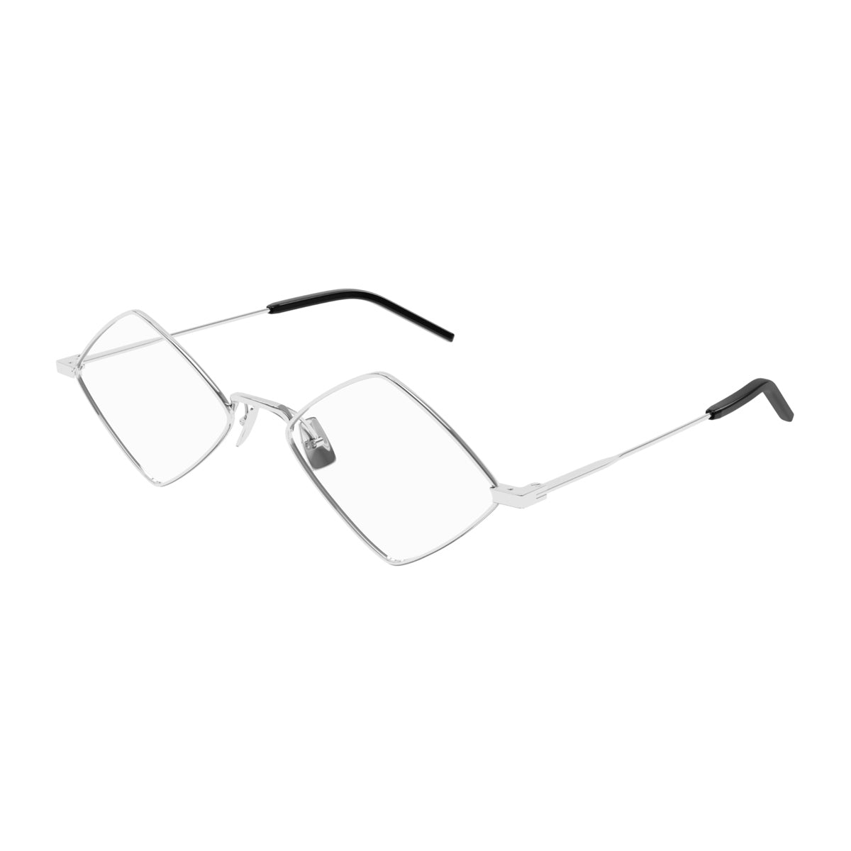 Saint Laurent SL 302 LISA OPT Linea Classic 002 Silver Transparent Argento Metal Occhiali Da Vista