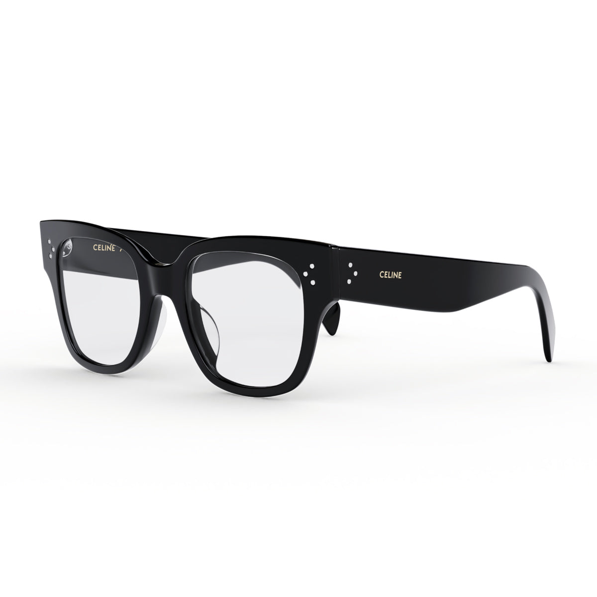 Celine CL50110U 3 Dots HD 001 Black Nero Acetate Occhiali Da Vista