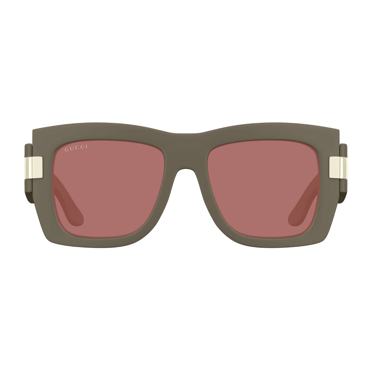 Gucci GG1688S Linea GG Logo 004 Grey Red Grigio Acetate Occhiali Da Sole
