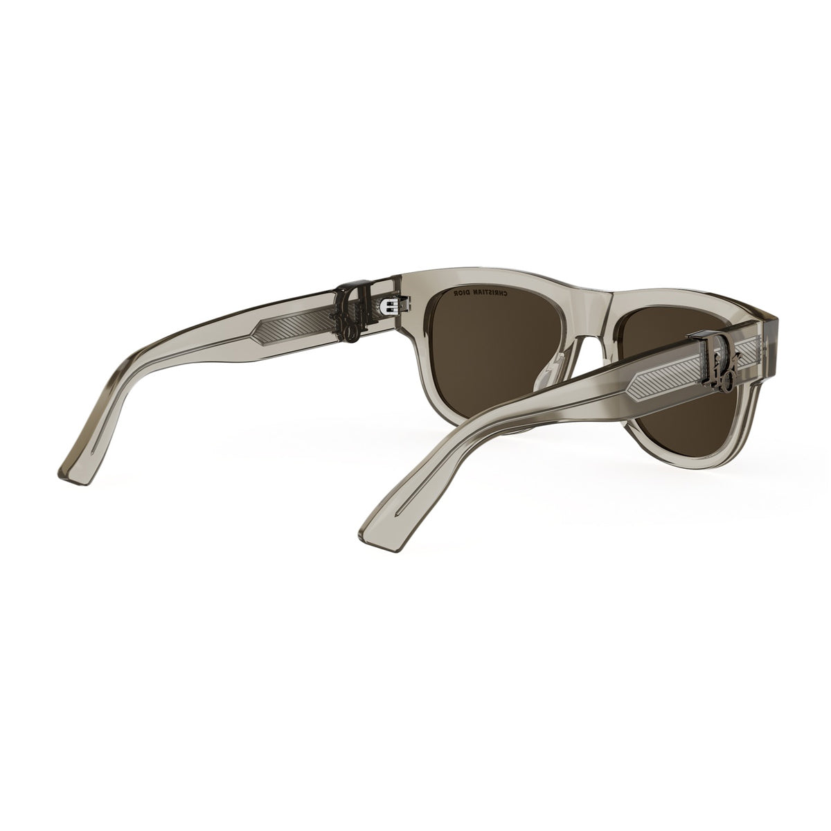 Dior DiorOblique S4I 78f0 Beige Sabbia Trasparente Acetate Occhiali Da Sole