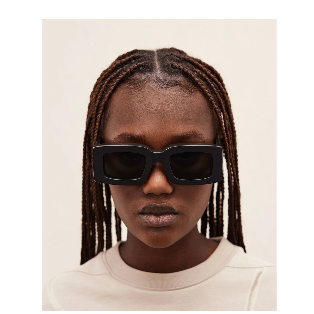 Les Lunettes Tupi Multi Black Nero Acetate Occhiali Sole