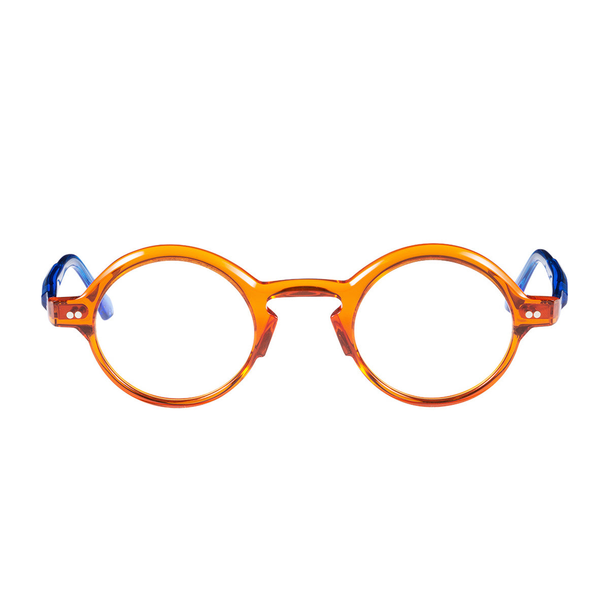 Murano 859 Dark Orange-Blu Arancione Acetate Occhiali Da Vista