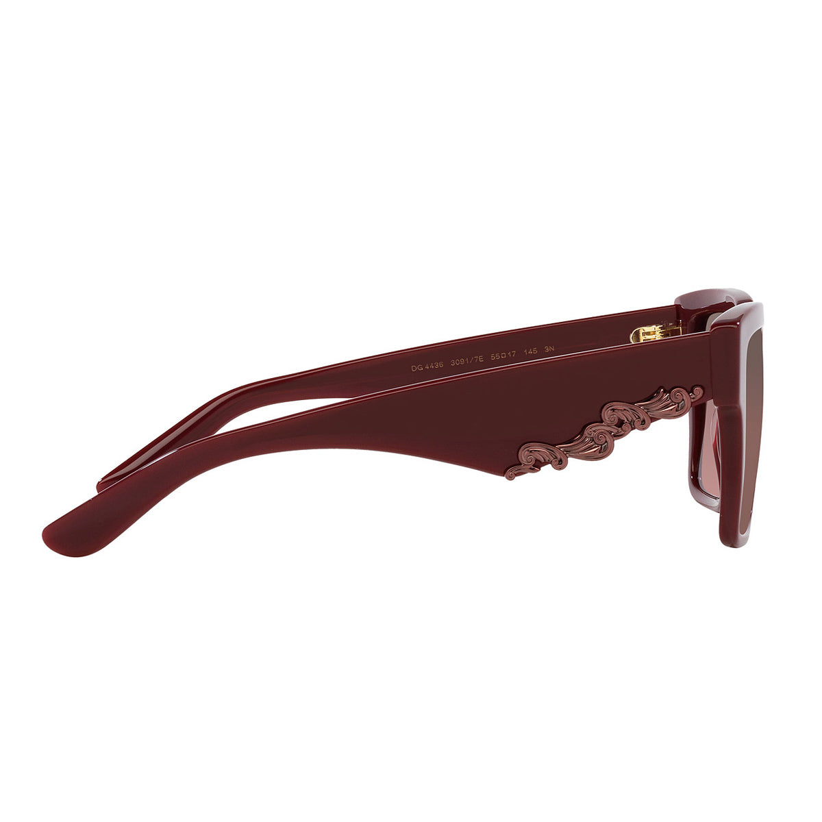 DG4436 30917E Rosso Celluloid Occhiali Sole