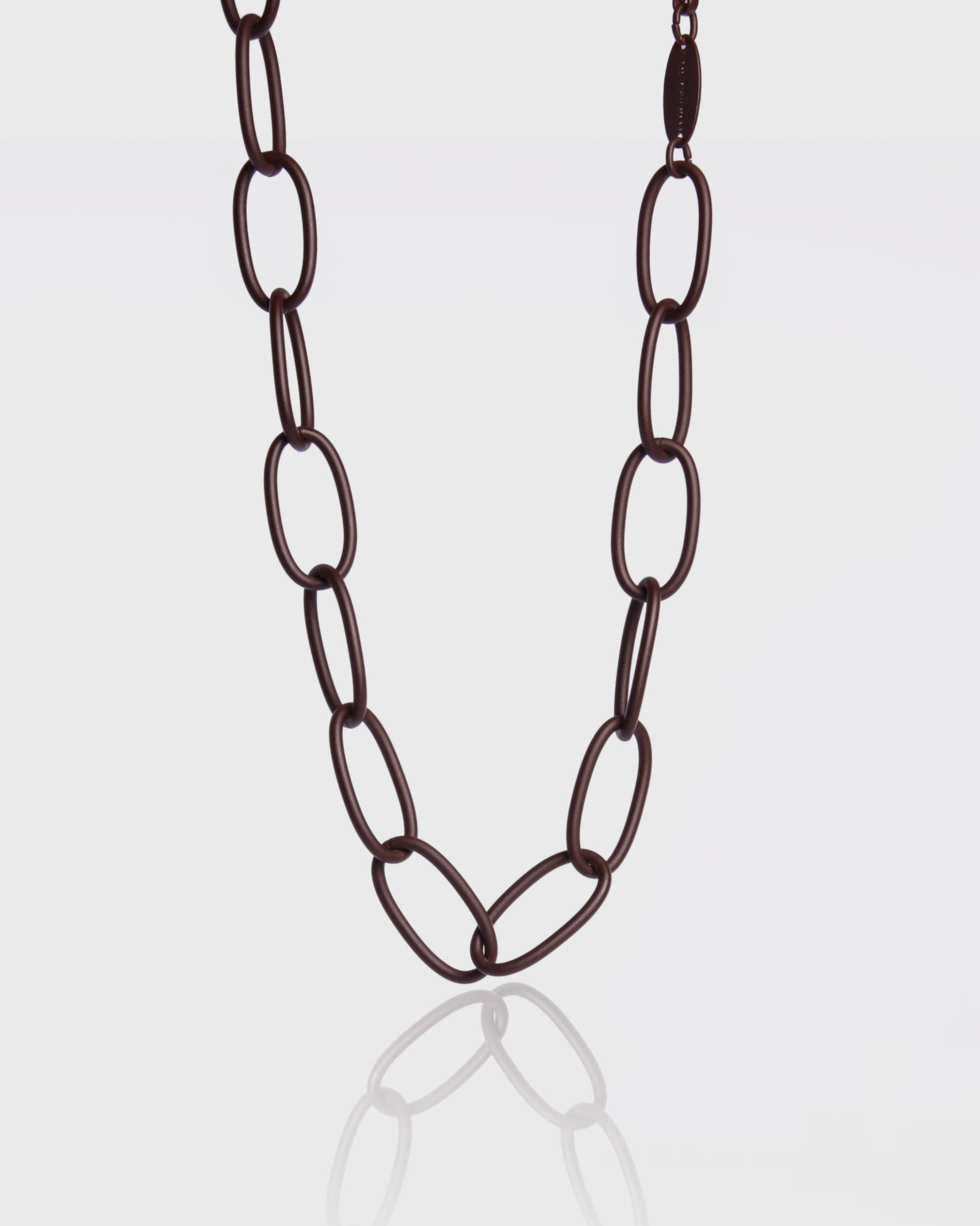 Lace Bolt Brown __single__ Necklaces
