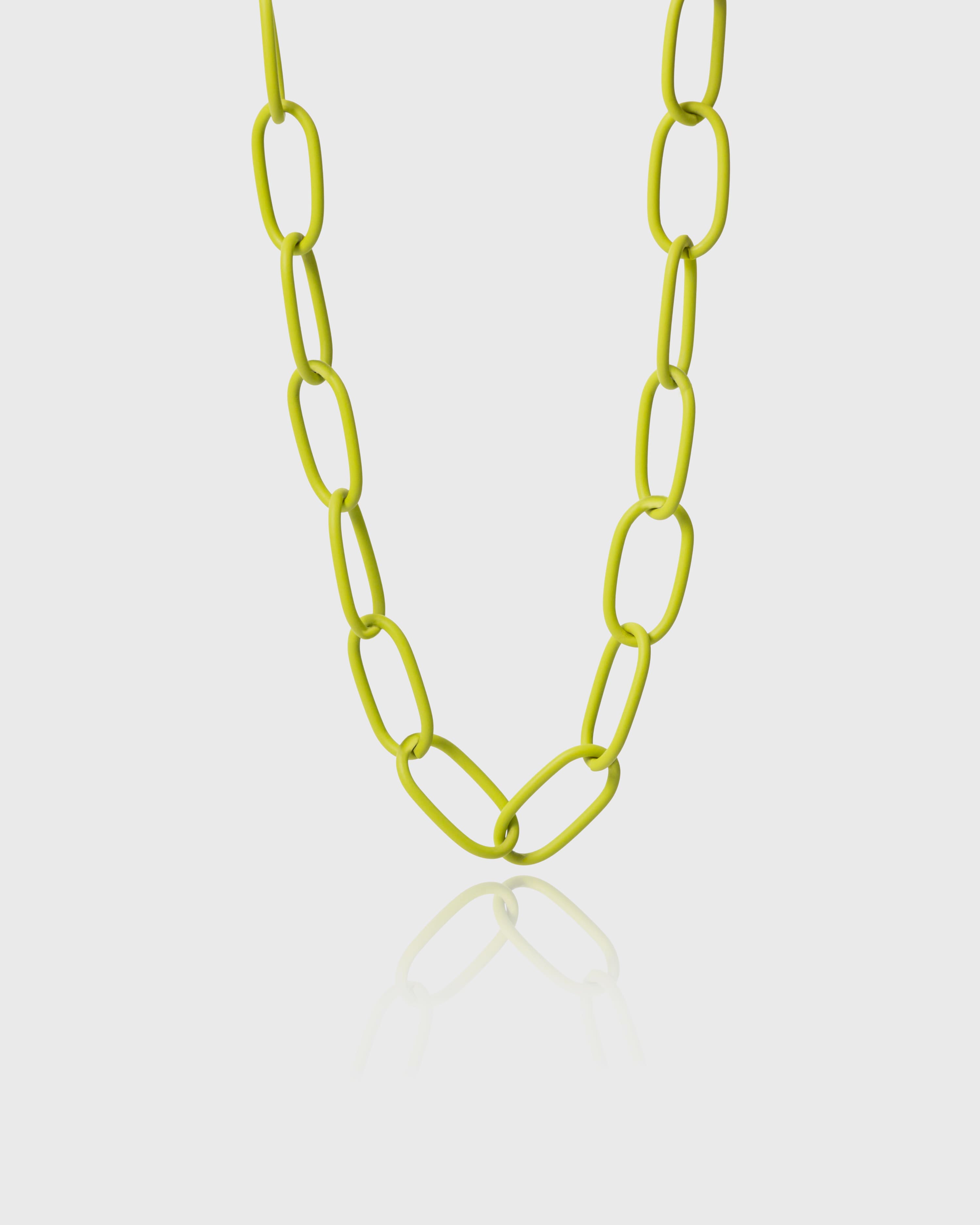 Lace Bolt Lime __single__ Necklaces