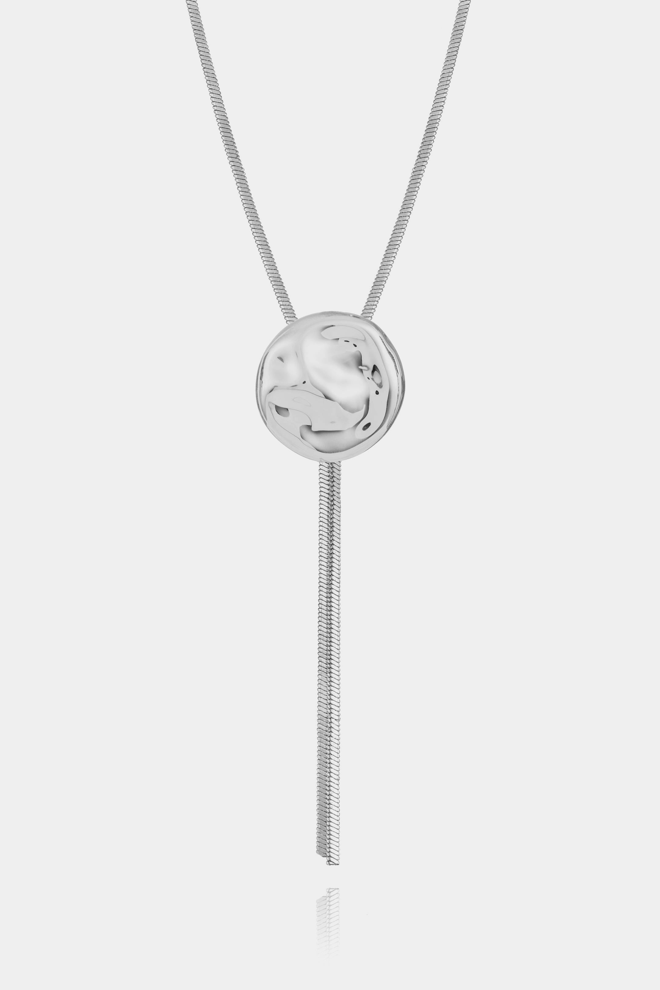 Lace Mindy Silver __single__ Necklaces