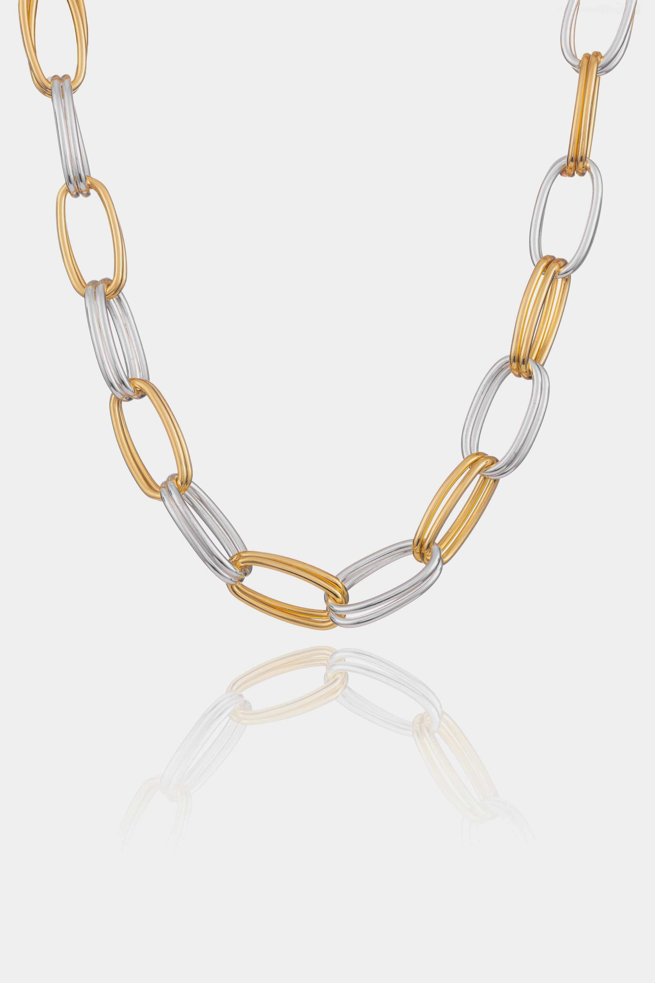 Lace New Bolt Bicolor __single__ Necklaces