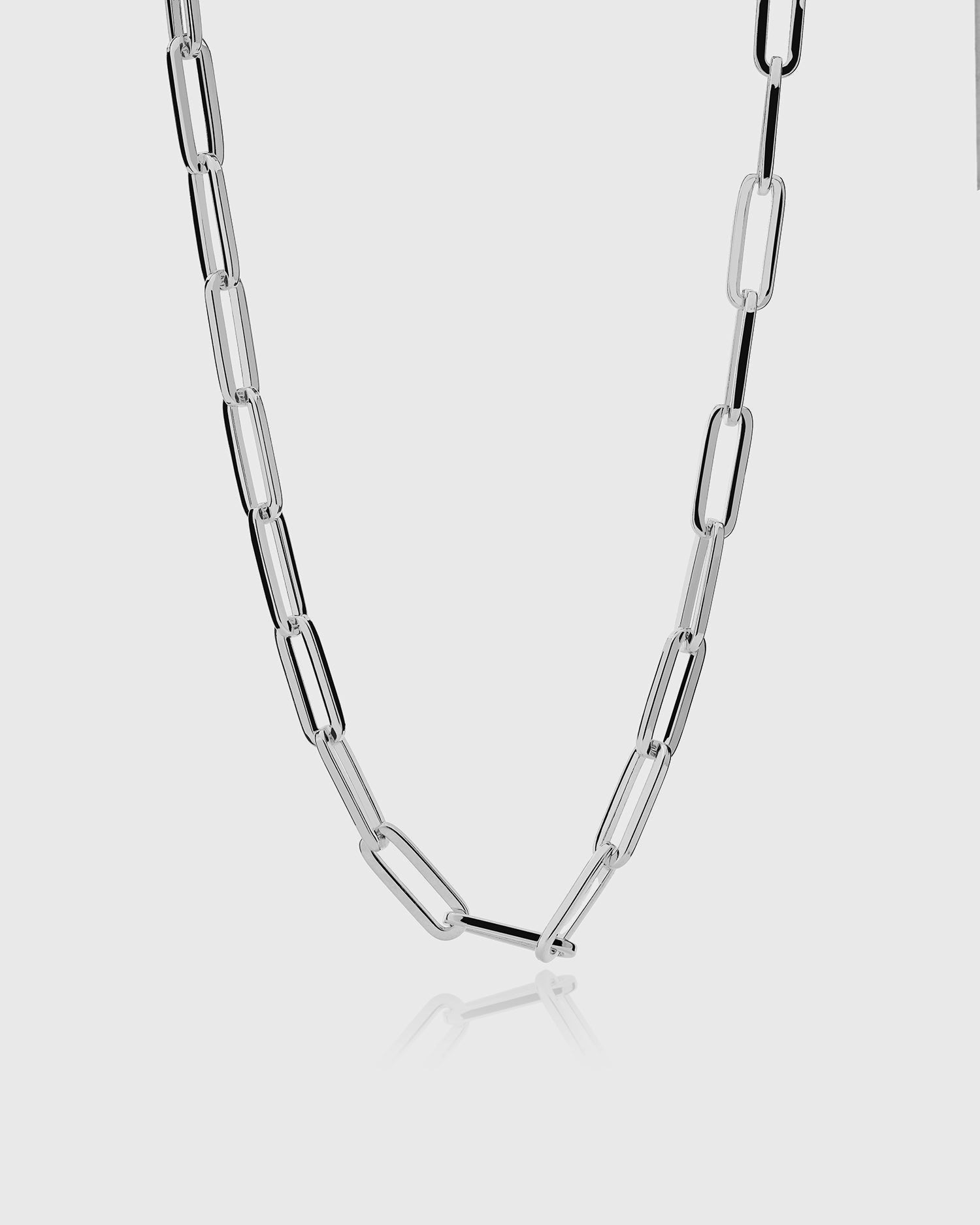 Lace Square Silver Necklaces