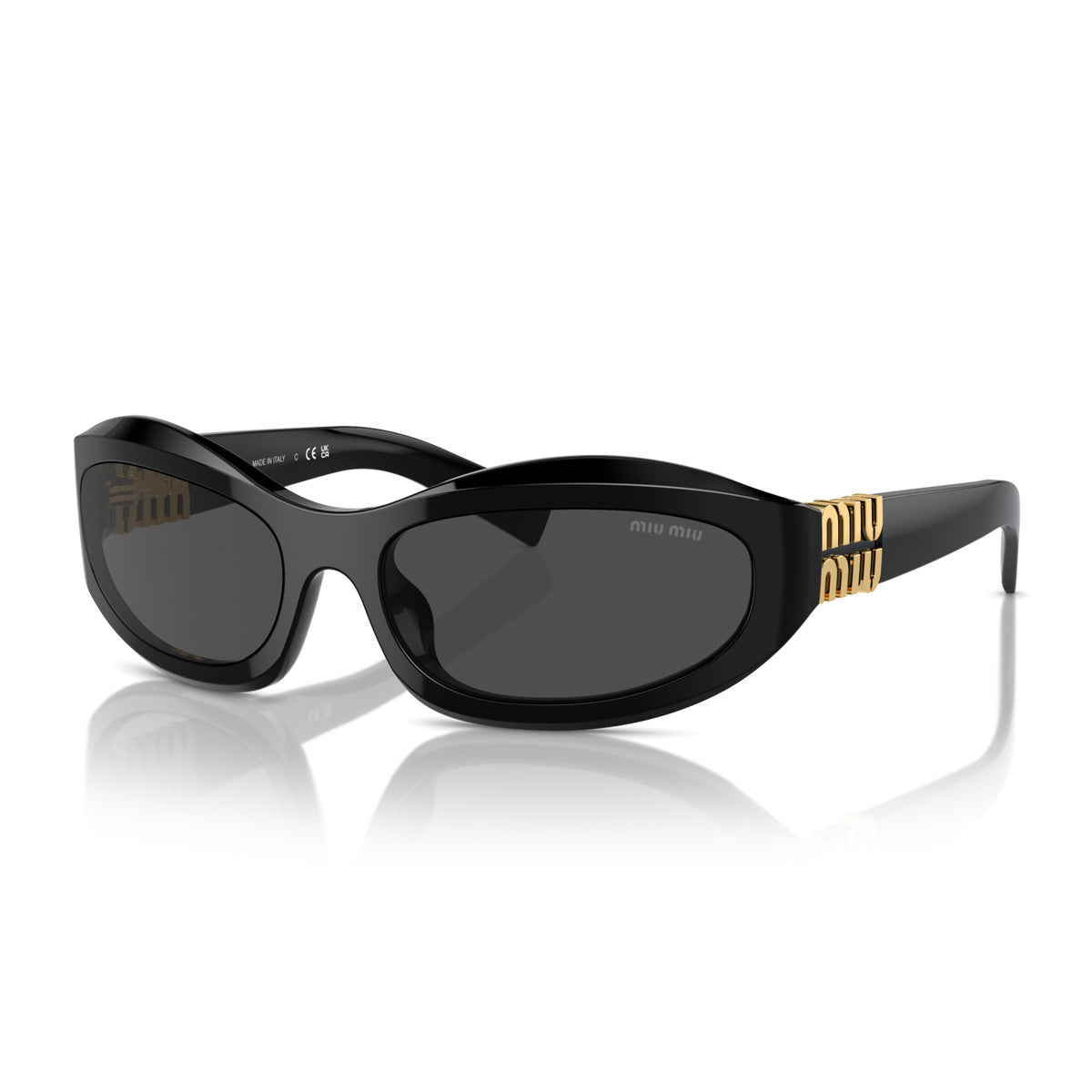 Miu 0MU 14ZS 16K08Z Nero Acetate Occhiali Da Sole