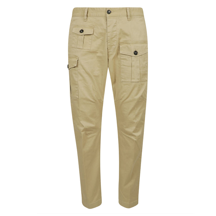 Chino Sexy Cargo Fit Beige Pantaloni