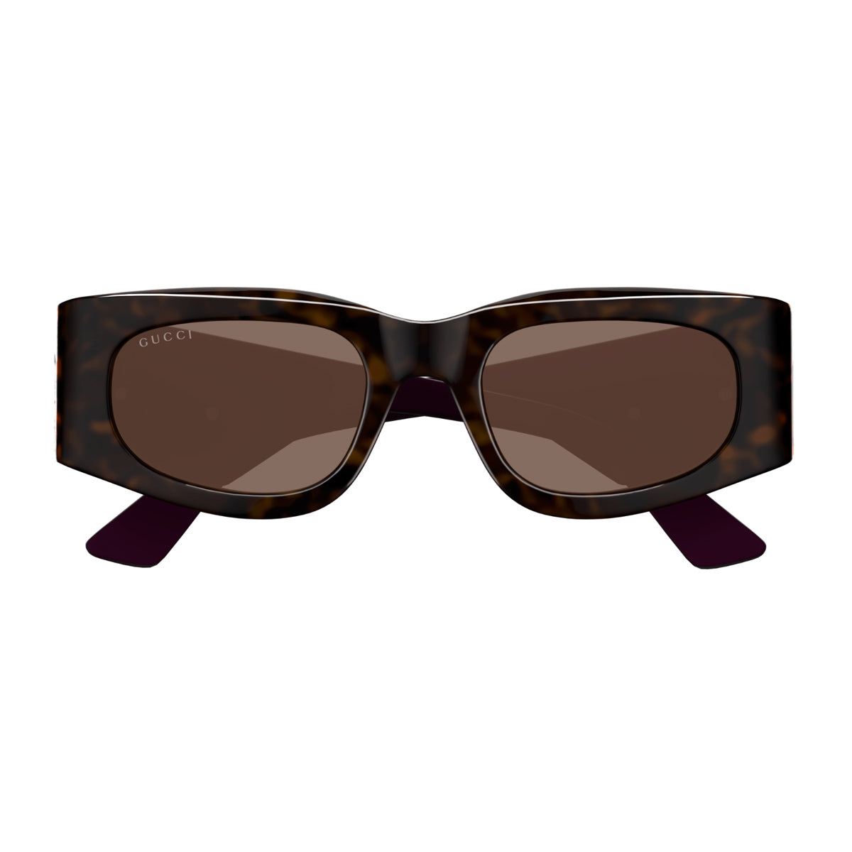 Gucci GG1664S Linea GG Logo 004 Havana Violet Brown Marrone Acetate Occhiali Da Sole