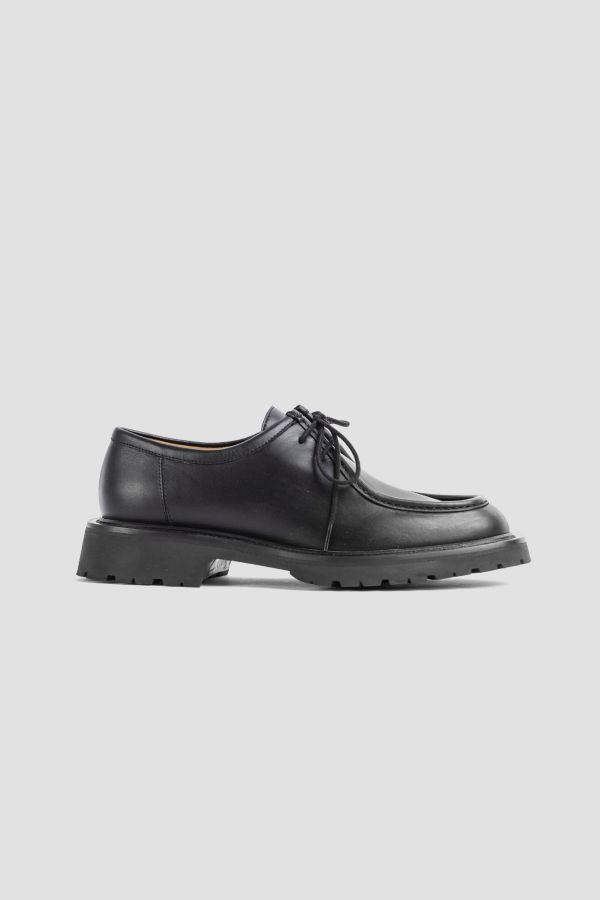 Legres Smooth leather oxford in black