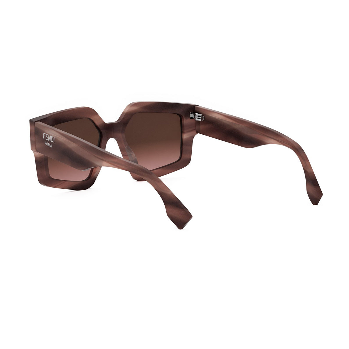 Fendi FE40162I 74F Rosa Lucido Acetate Occhiali Da Sole