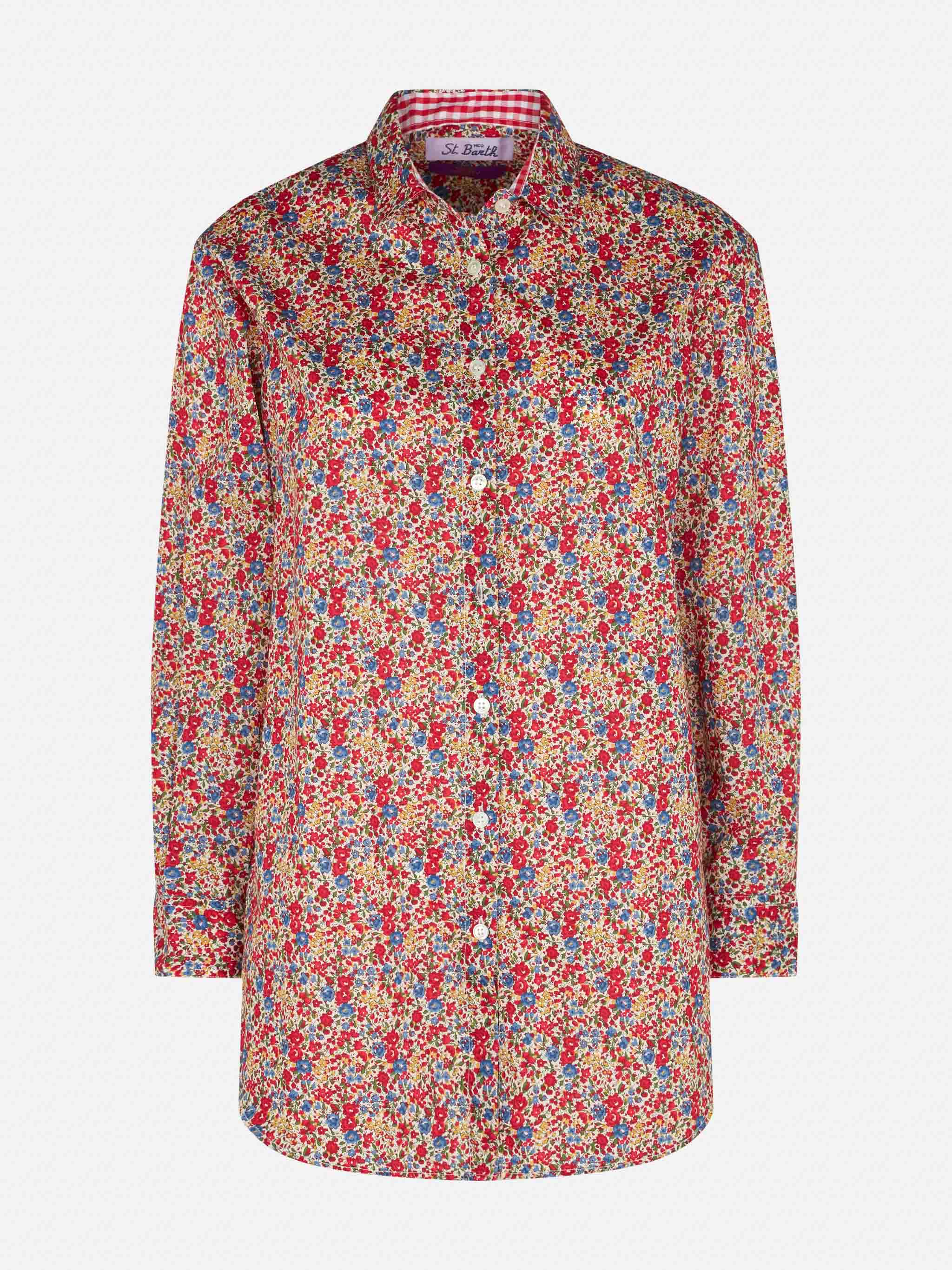 Floral Brigitte Cotton Shirt | Special Edition Blue