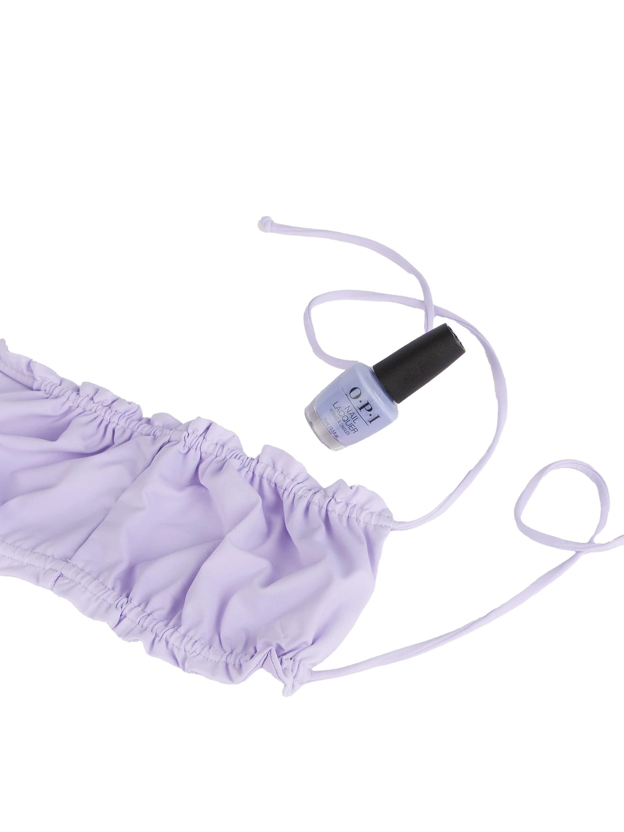 Lyam Lilac Bandeau Bikini Top Pink