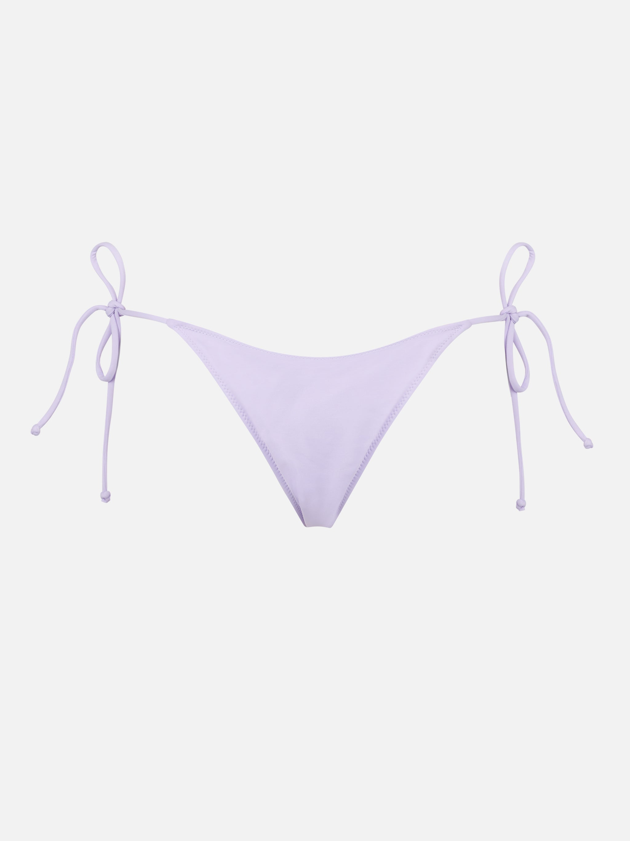 Marielle Lilac Solid Bikini Briefs Pink Bottom