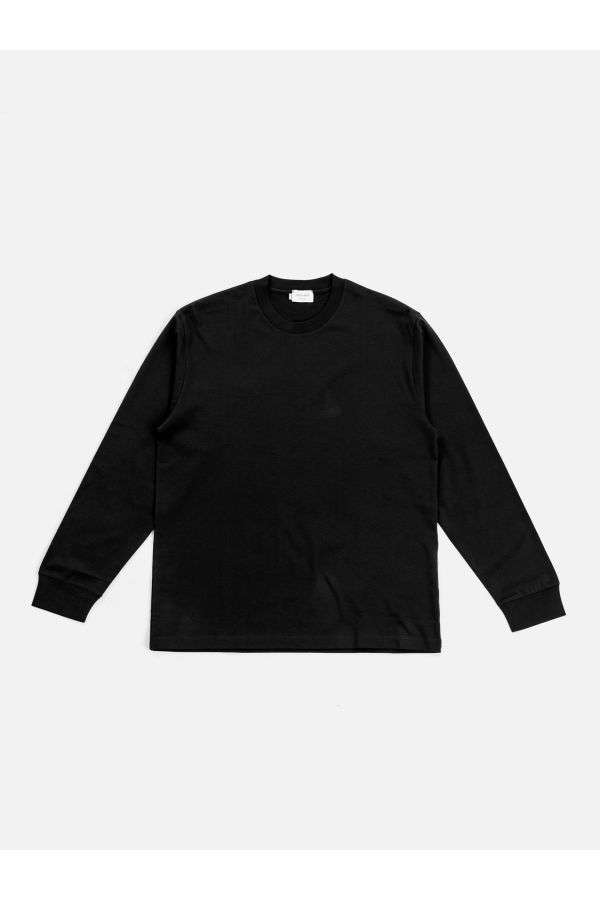Handvaerk Cotton long-sleeve t-shirt in black