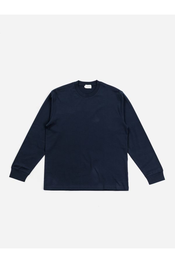 Handvaerk Jersey long-sleeve t-shirt in navy