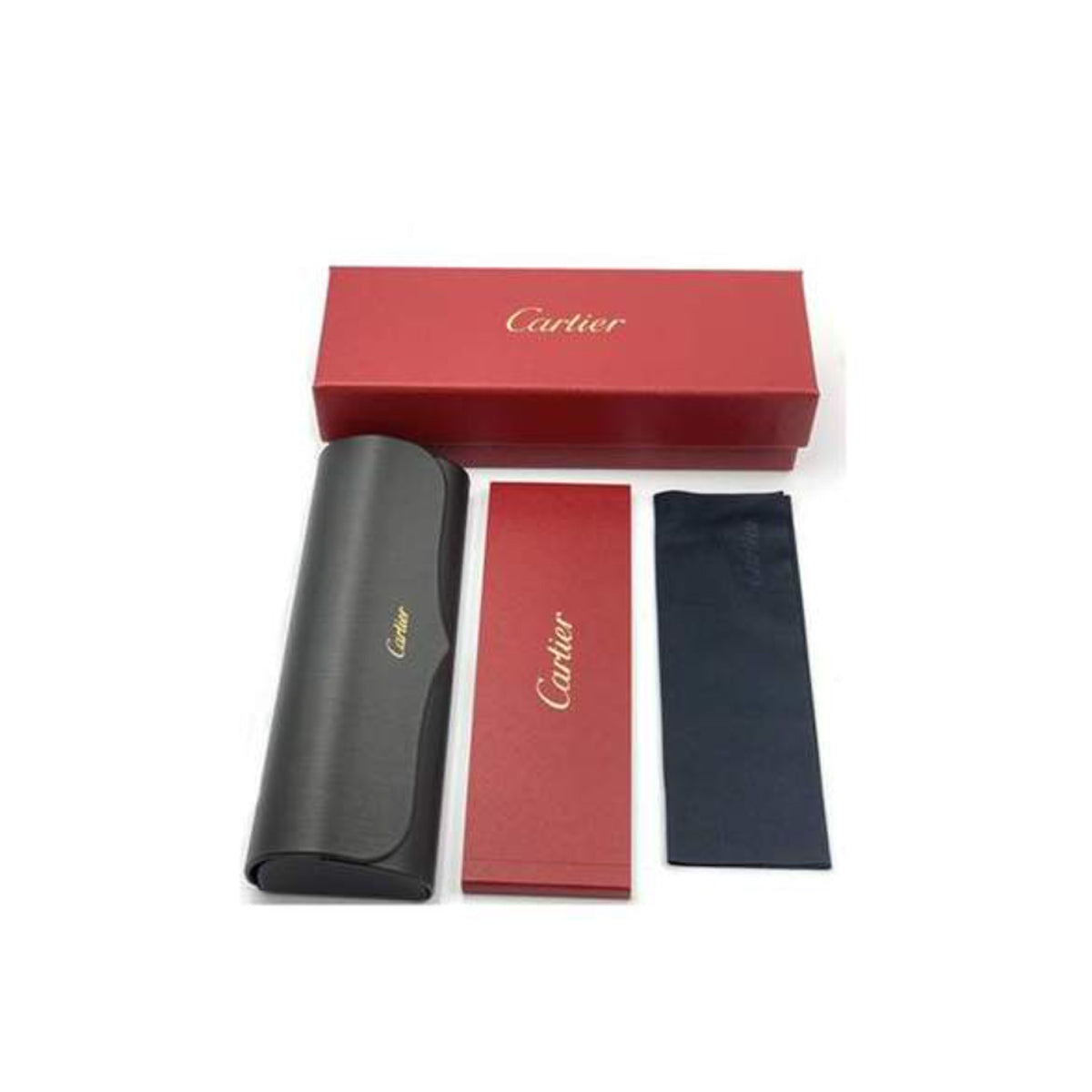 CT0476S Santos de Cartier 008 Silver Gold Brown Oro Metal Occhiali Da Vista
