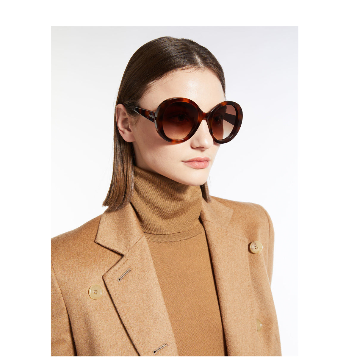 MM0074 52F Marrone Acetate Occhiali Sole
