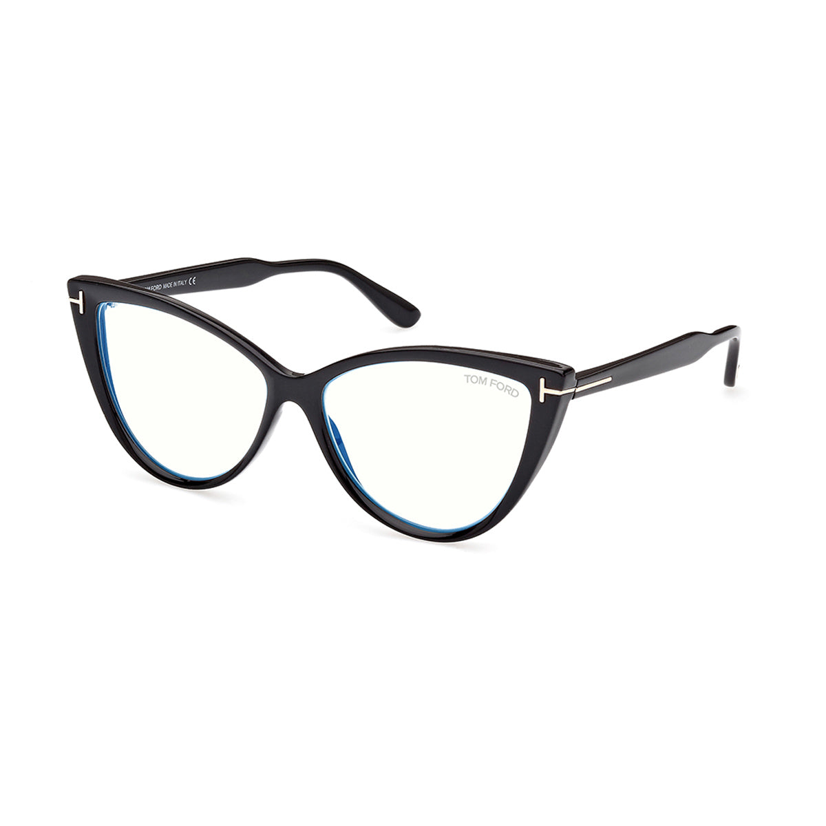 FT5843-B 001 Nero Celluloid Occhiali Vista