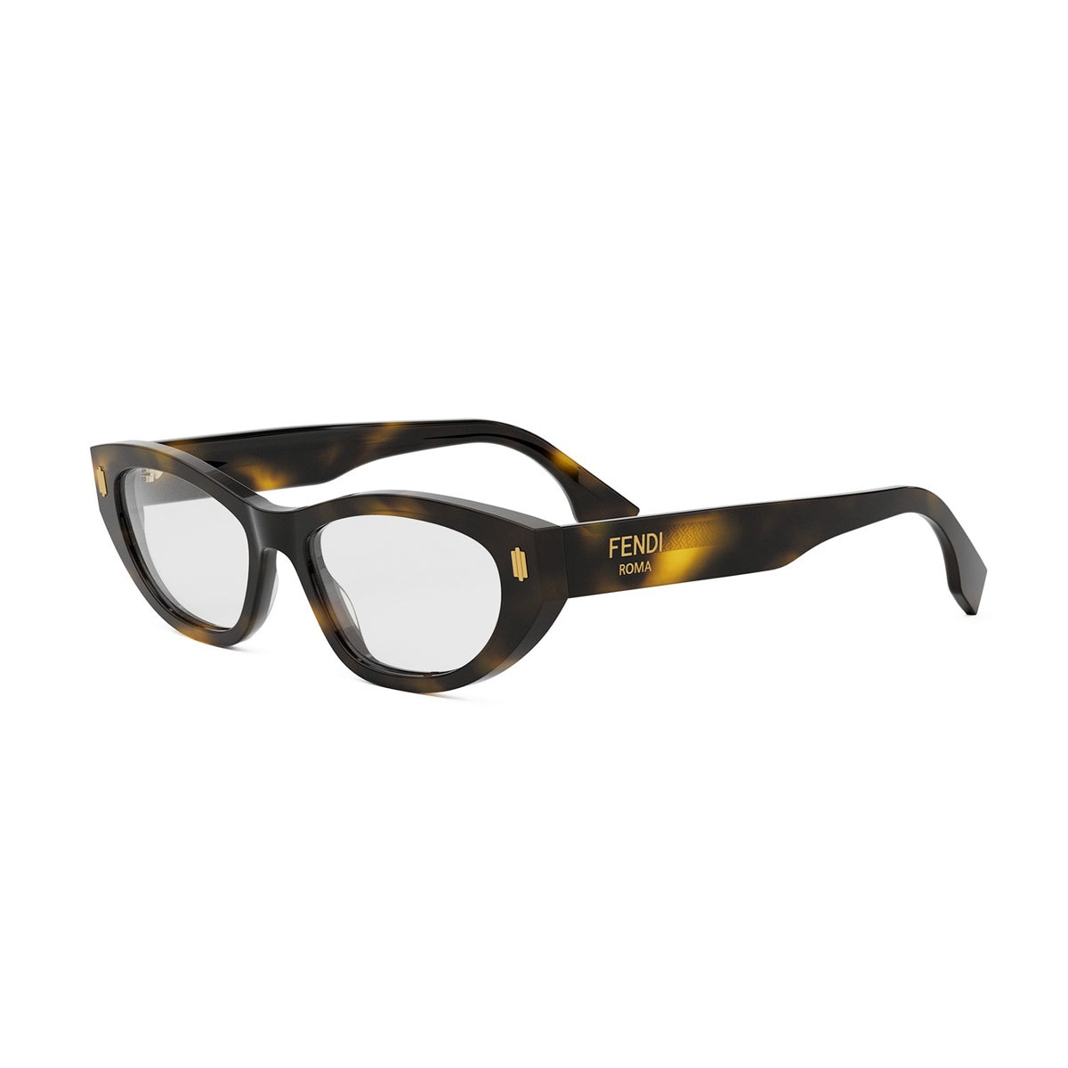 Fendi FE50119I Roma 052 Havana Marrone Acetate Occhiali Da Vista