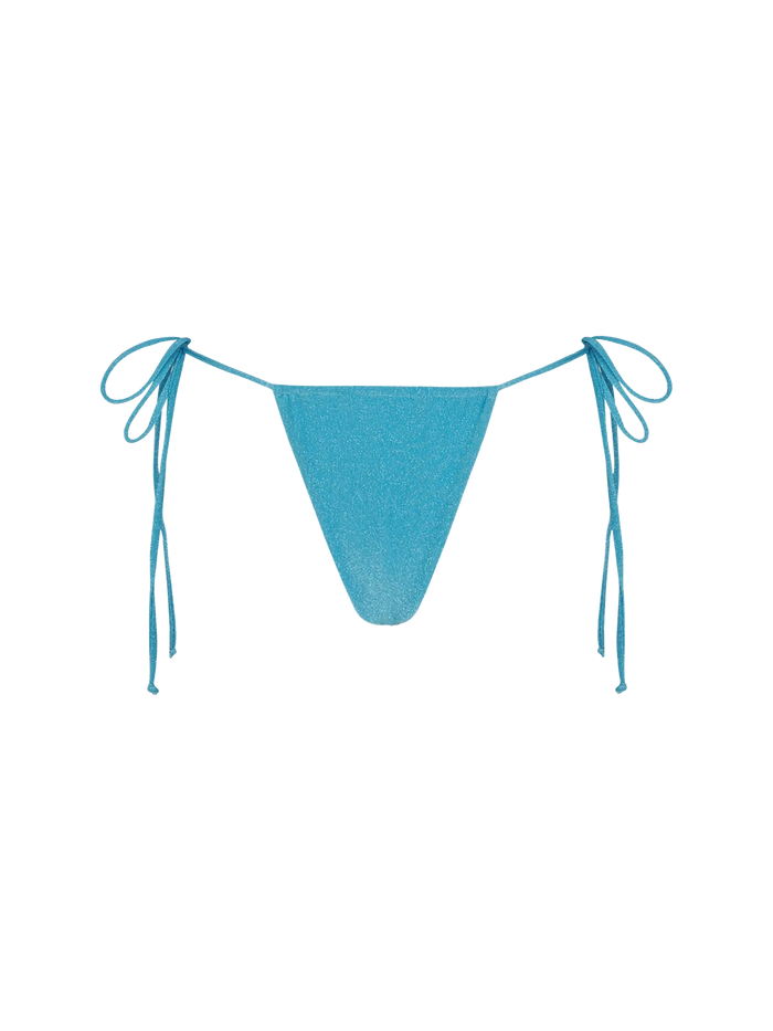 Light Blue Colin Lurex Swim Briefs Bottom