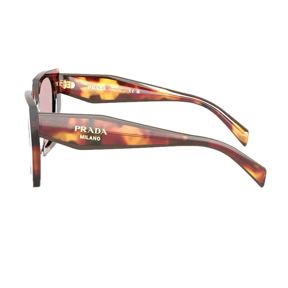 Prada PR15WS 22A20I Havana Rosso Acetate Occhiali Da Sole