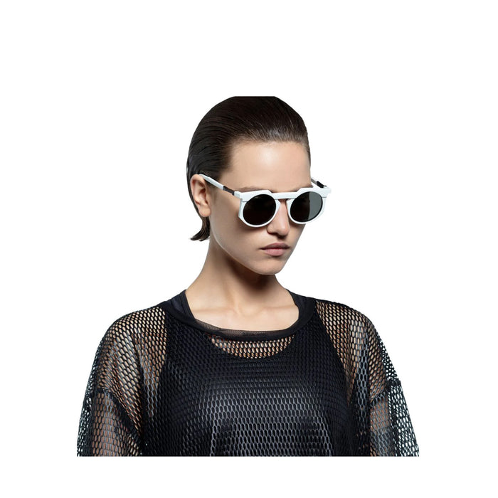 WL0028 White Bianco Bio-acetate Occhiali Sole