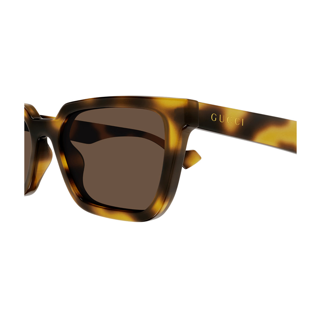 Gucci GG1539S Linea Lettering Giallo Acetate Occhiali Sole