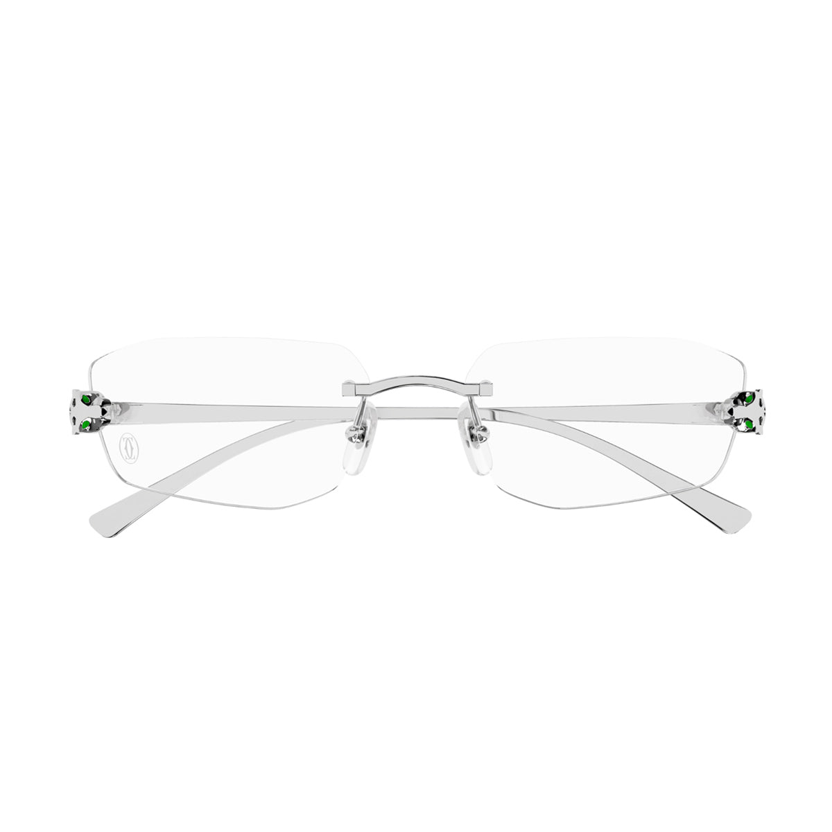 CT0494O PANTHÈRE DE CARTIER 002 Silver Argento Metal Occhiali Vista