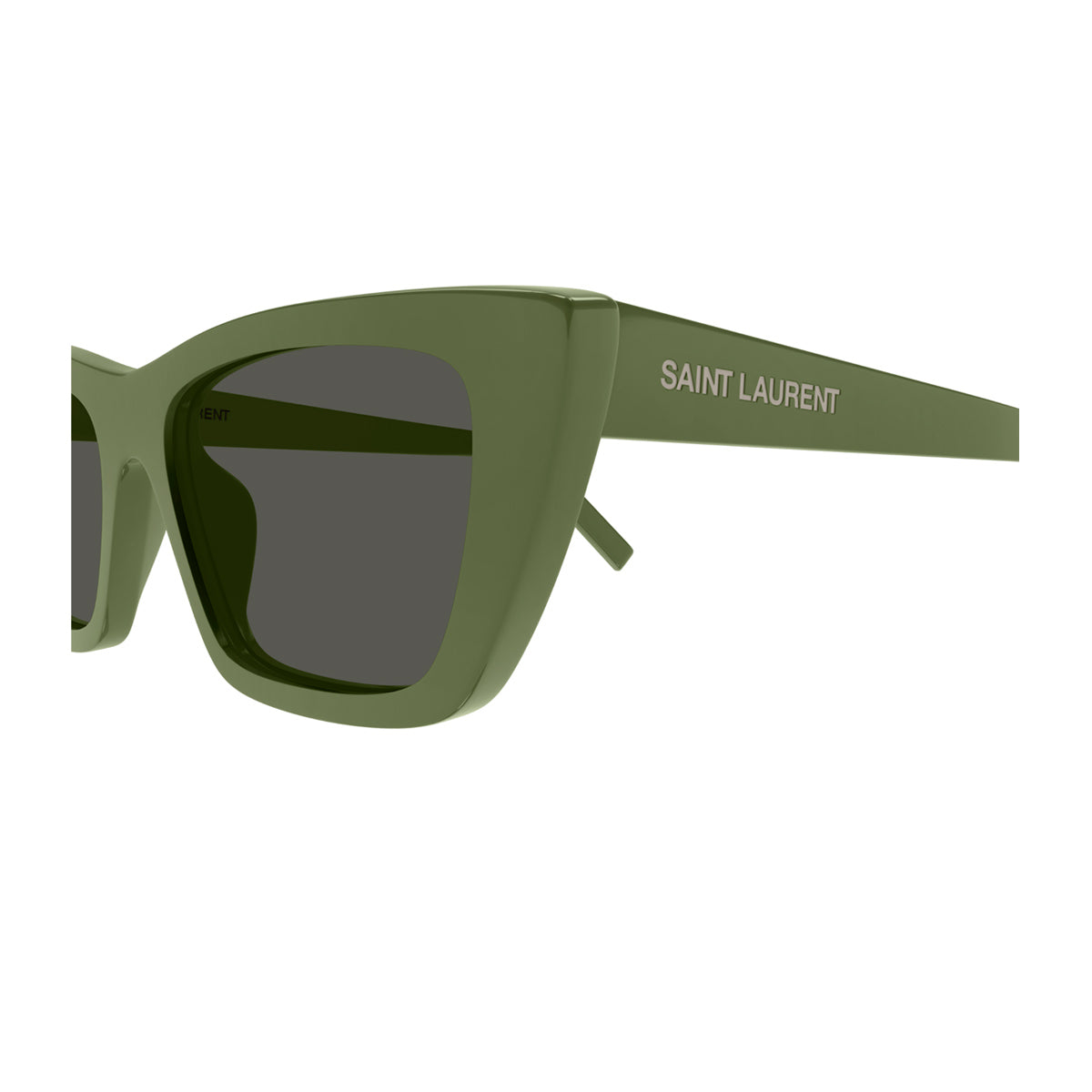 Saint Laurent SL 276 MICA Linea New Wave 057 Green-Grey Verde Recycled Acetate Occhiali Da Sole