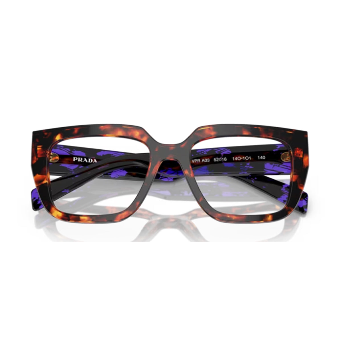 PRA03V 14O1O1 Marrone Acetate Occhiali Vista