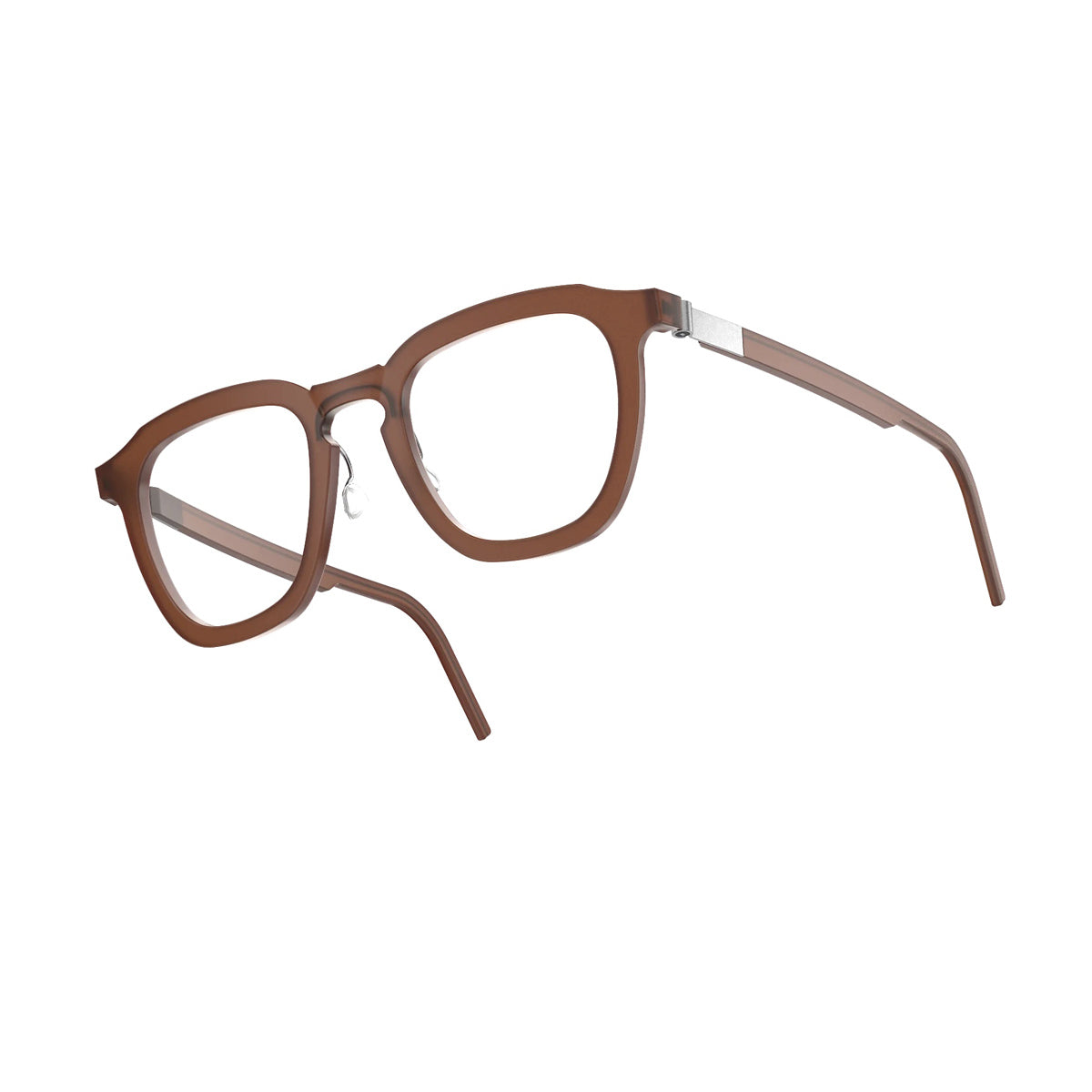 Acetanium 1263 AI97 K162M-10 Marrone Acetate/titanium Occhiali Da Vista