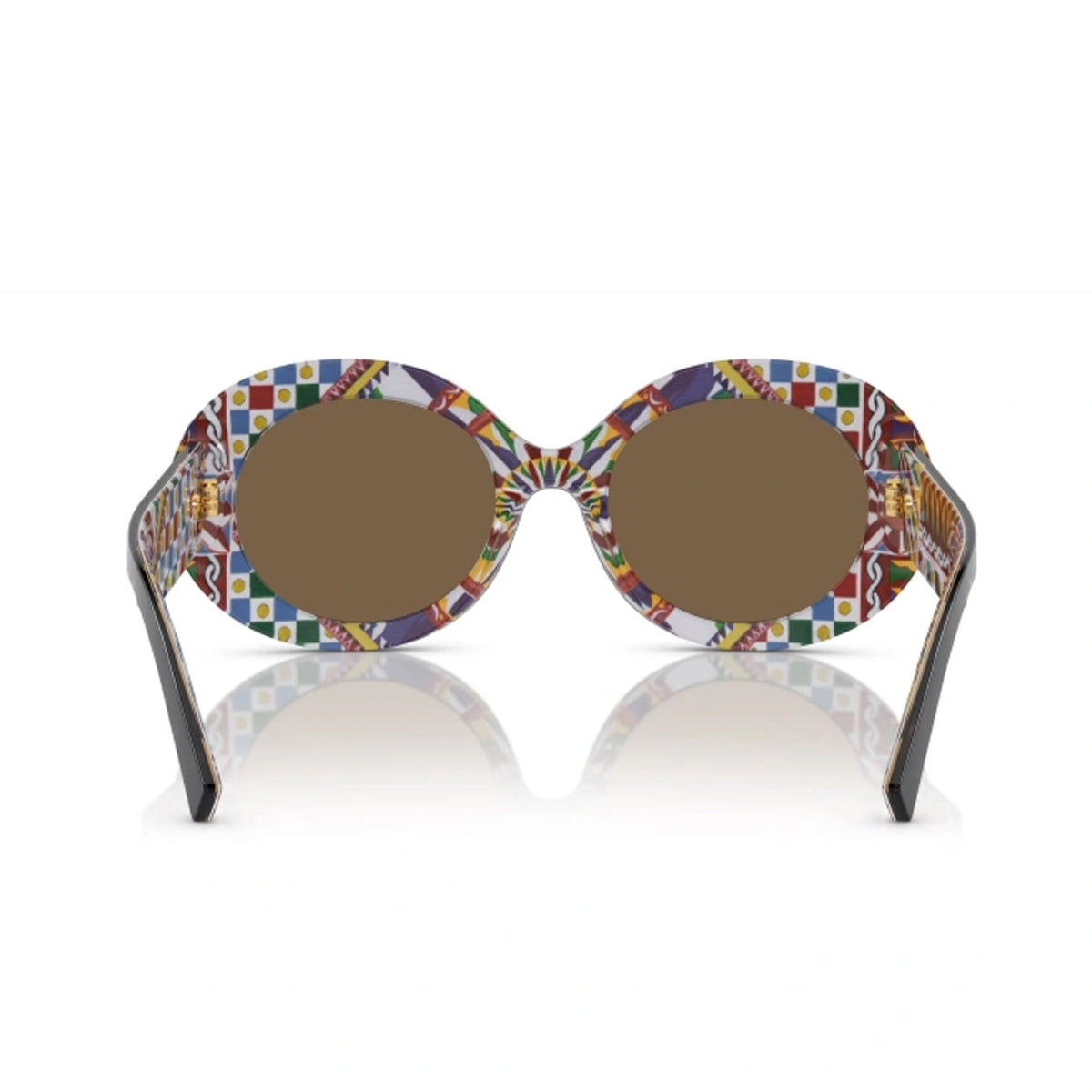 DG4448 Linea DG LOGO 321773 Havana Stampa Carretto Marrone Acetate Occhiali Sole