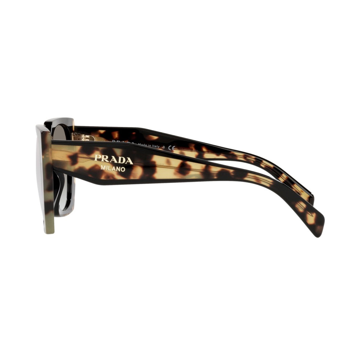 Prada PR15WS 3890A7 Black Havana Nero Acetate Occhiali Da Sole