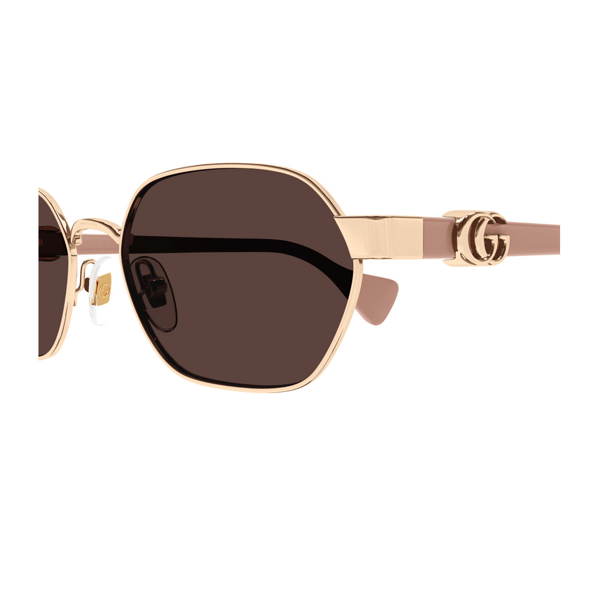 Gucci GG1593S LINE GG LOGO 003 Oro Metal/acetate Occhiali Sole