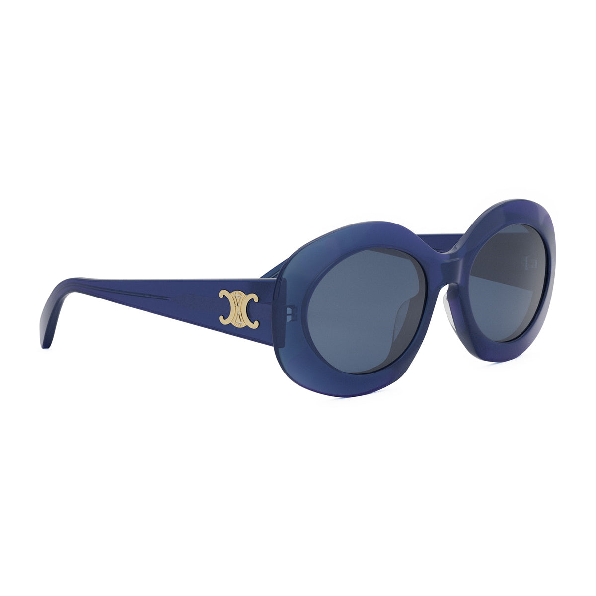 Celine CL40292U Triomphe 90V Blue Blu Acetate Occhiali Da Sole