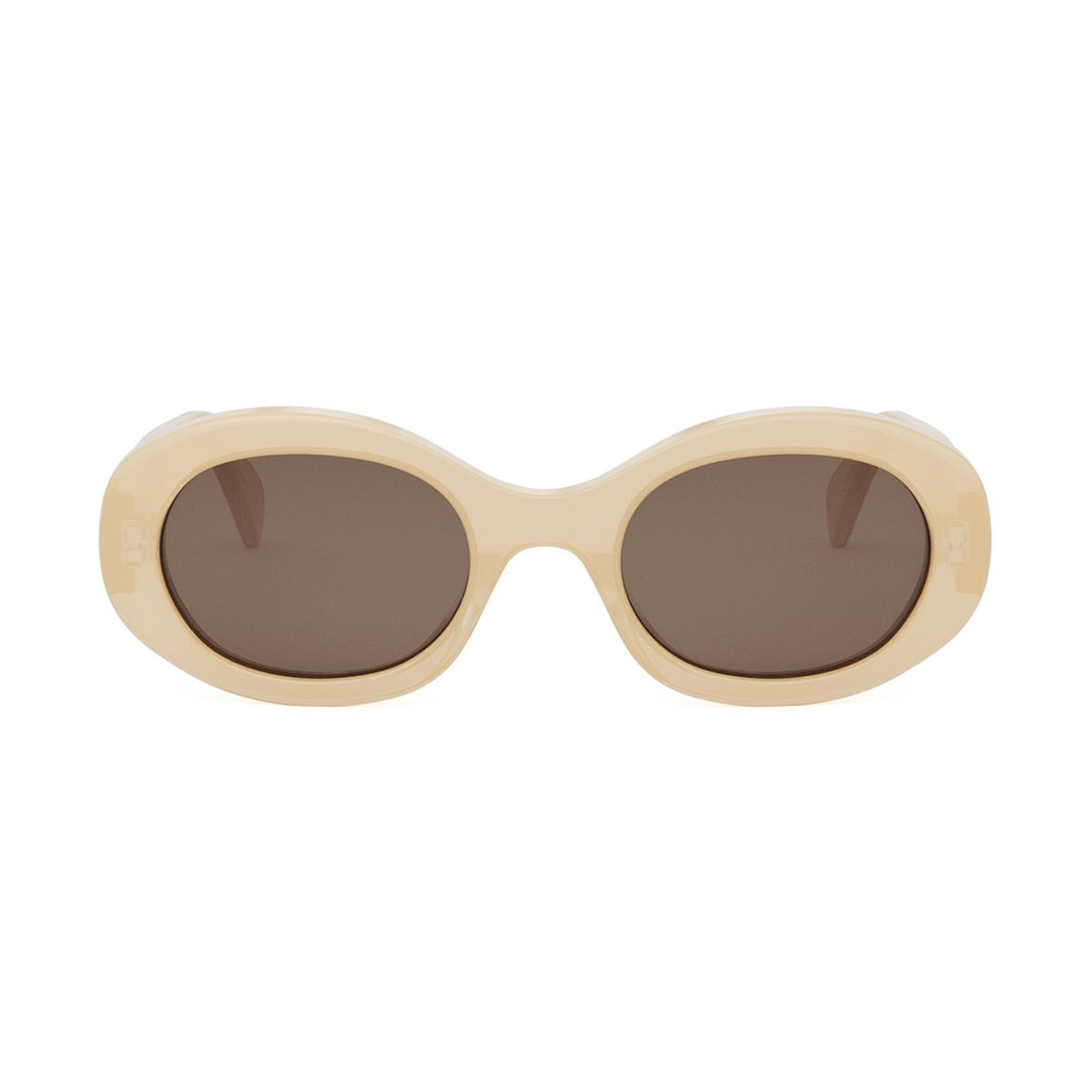 CL40194U TRIOMPHE 44e Trasparent Ivory Avorio Acetate Occhiali Sole