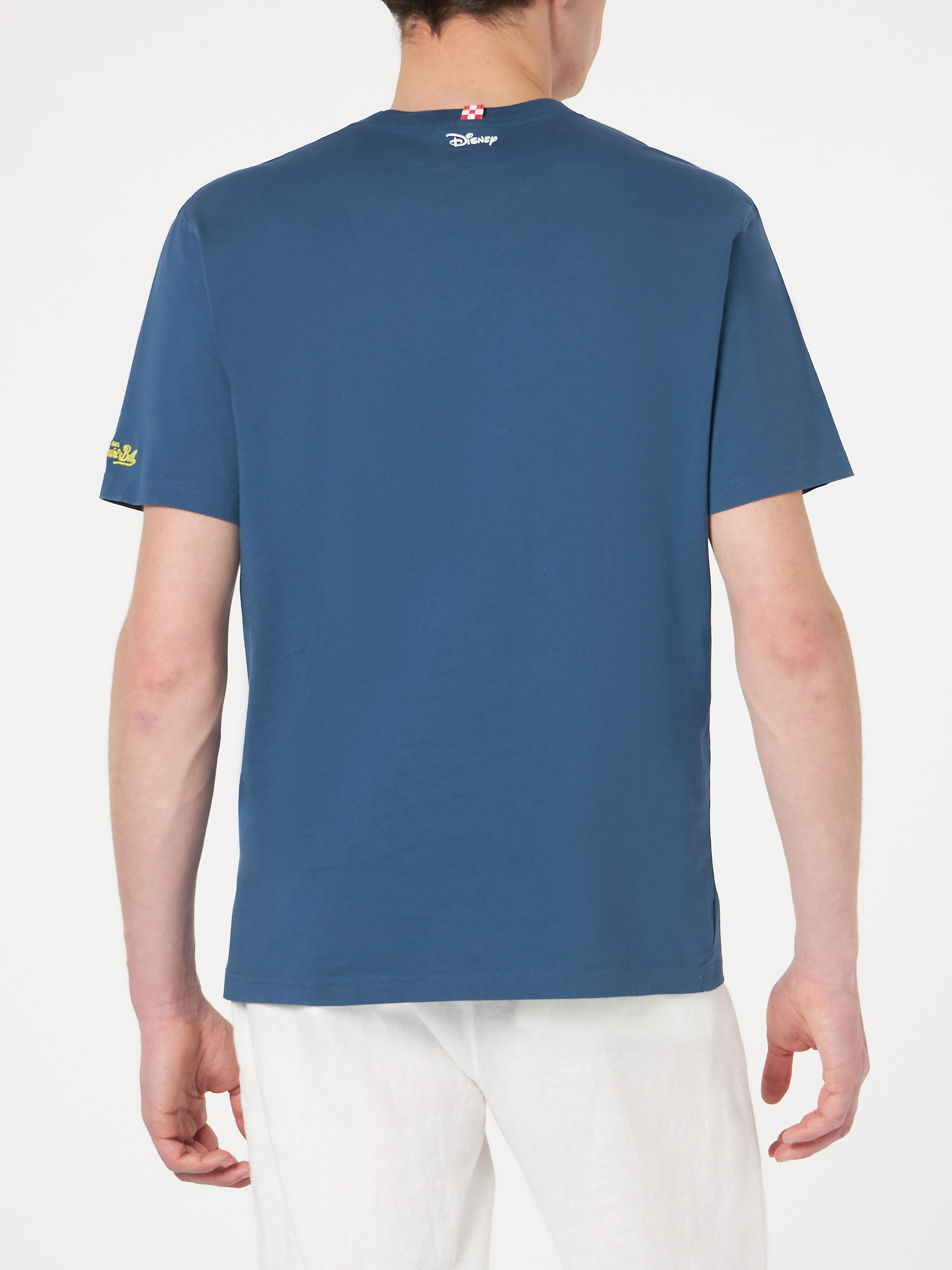 Man Cotton T-Shirt With Embroidery | ©disney Special Edition Blue